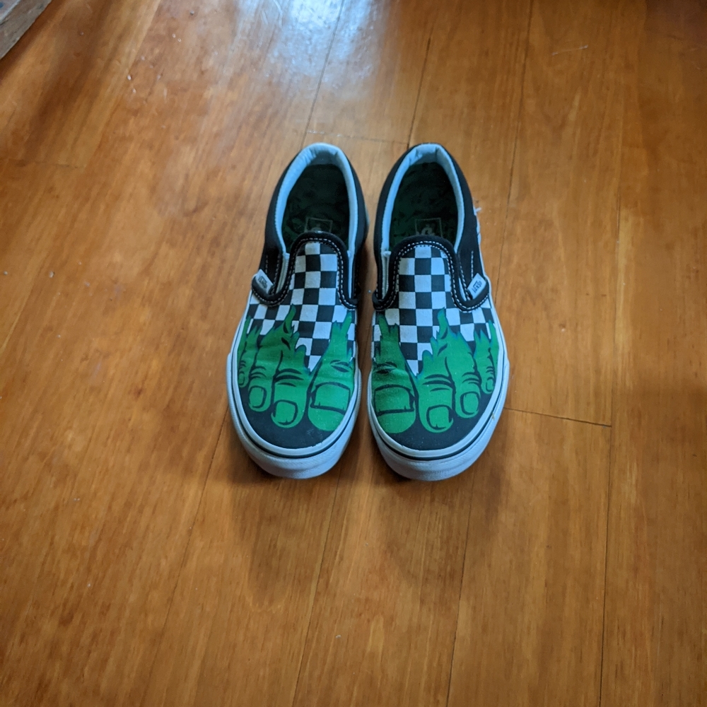 Kids Vans Classic Slip On Hulk